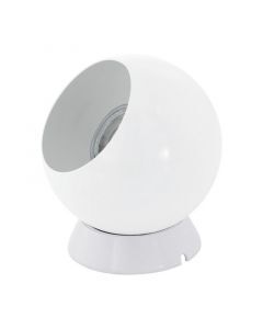 Witte tafellamp metaal, Alliano, met schakelaar