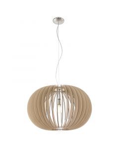 Landelijke hanglamp hout, Kiran, 70 cm