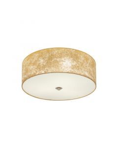 Stalen plafondlamp Megan beige
