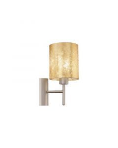 Stalen wandlamp Megan beige