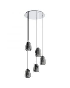 Design hanglamp rookglas, Fredericus