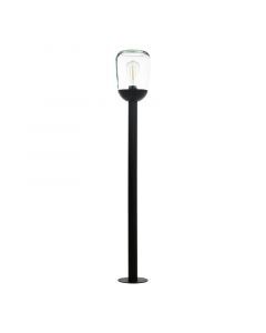 Zwarte moderne buitenlamp, Kerwin, aluminium, IP44