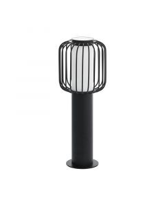 Zwarte moderne buitenlamp, Latife, staal, IP44
