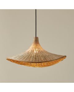 Rotan hanglamp bruin, Jettie