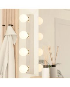 Chromen wandlamp aluminium, Raoul