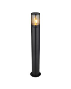 Zwarte moderne buitenlamp rvs, Lambert, IP44