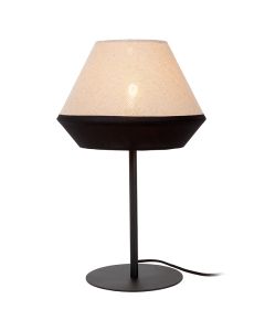 Beige tafellamp modern, Kala, met schakelaar