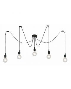 Zwarte hanglamp Fix, Siliconen