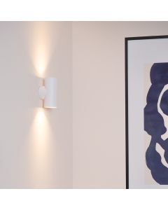 Witte up down wandlamp modern, Bondi