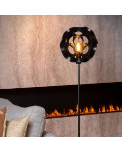 Zwarte vloerlamp modern, Hannelore