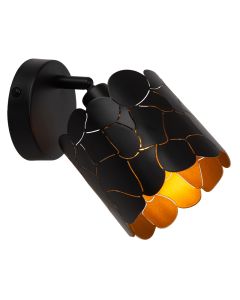 Zwarte wandspot modern, Almelo