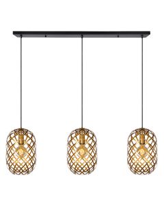 Gouden hanglamp modern, Wolfram