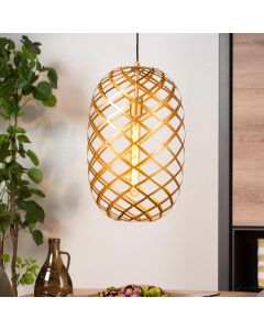 Gouden hanglamp Wolfram, metaal