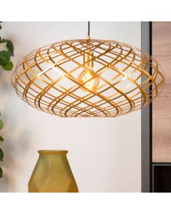 Gouden hanglamp Wolfram, metaal