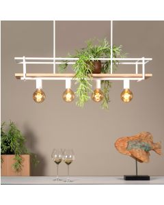 Witte hanglamp modern, Milonga
