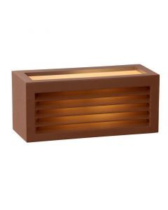 Dimo buiten wandlamp, roestbruin