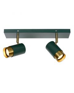 Groene moderne plafondspot, Floris, aluminium