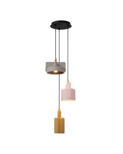 Betonnen hanglamp veelkleurig, Ninja