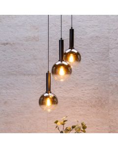 Zwarte hanglamp modern, Marius