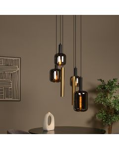 Zwarte hanglamp modern, Joanet