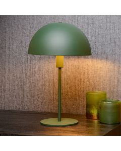 Groene moderne tafellamp, Siemon, metaal