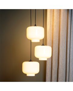 Witte hanglamp retro, Medine