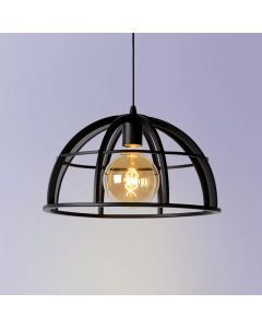 Moderne hanglamp Dikra, Zwart