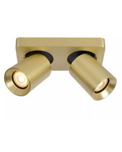 Gouden moderne plafondspot, Nigel, aluminium