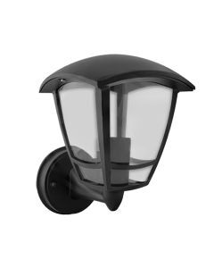 Zwarte buitenlamp klassiek, Sven, IP44