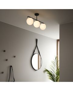 Zwarte plafondlamp design, Grant