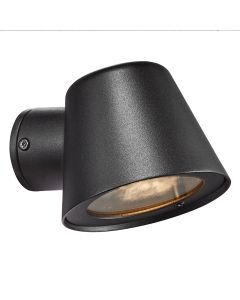 Zwarte buitenlamp modern, Aleria, IP44