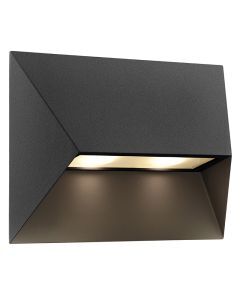 Zwarte buitenlamp modern, Pontio, IP54