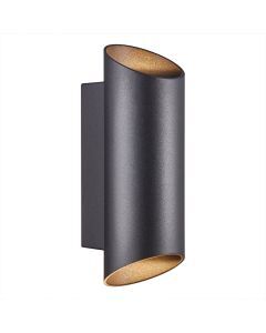 Zwarte buitenlamp modern, Nico, IP54