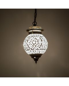 Transparante oosterse hanglamp mozaïek, Nisrin