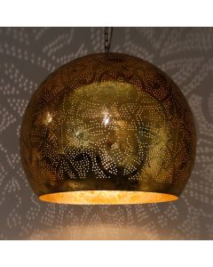 Gouden oosterse hanglamp filigrain, Alyssa