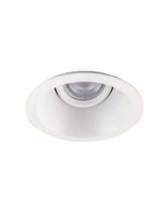 Ronde inbouwspot Tyron, wit