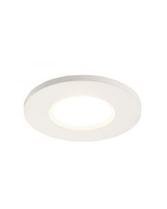 Ronde badkamer inbouwspot Jule, wit, IP65