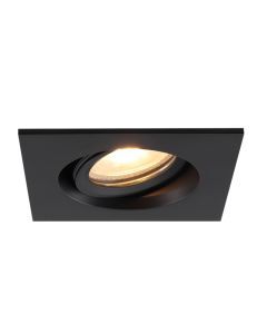 Aluminium badkamer inbouwspot zwart, Jorin, IP65
