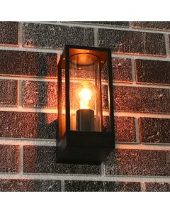 Zwarte buiten wandlamp Nadja, aluminium, modern, IP44