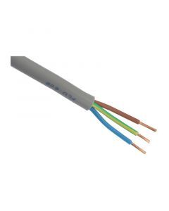 5 meter Buitenkabel XMVK 3 x 2.5 mm, Grijs