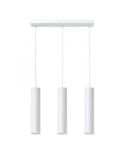 Witte hanglamp Harley, aluminium, 3L