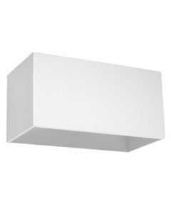 Witte up down wandlamp Andro, aluminium
