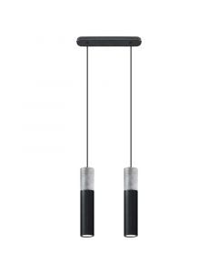 Betonnen hanglamp Fardou, grijs
