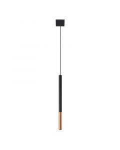 Moderne hanglamp Ilonca, koper, aluminium
