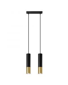 Moderne hanglamp Hediye, goud, aluminium, 2L