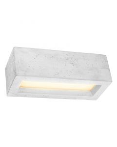 Betonnen up down wandlamp Emmaly, grijs