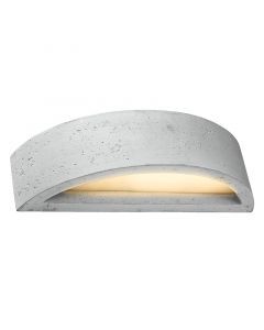 Betonnen up down wandlamp Fadila, grijs