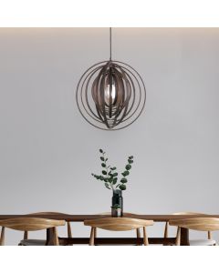 Bruine hanglamp modern, Xoelle