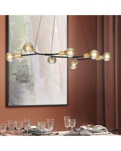 Zwarte hanglamp modern, Kyan