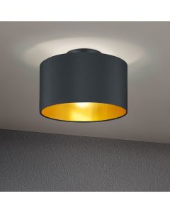 Zwarte plafonnière modern, Jeany